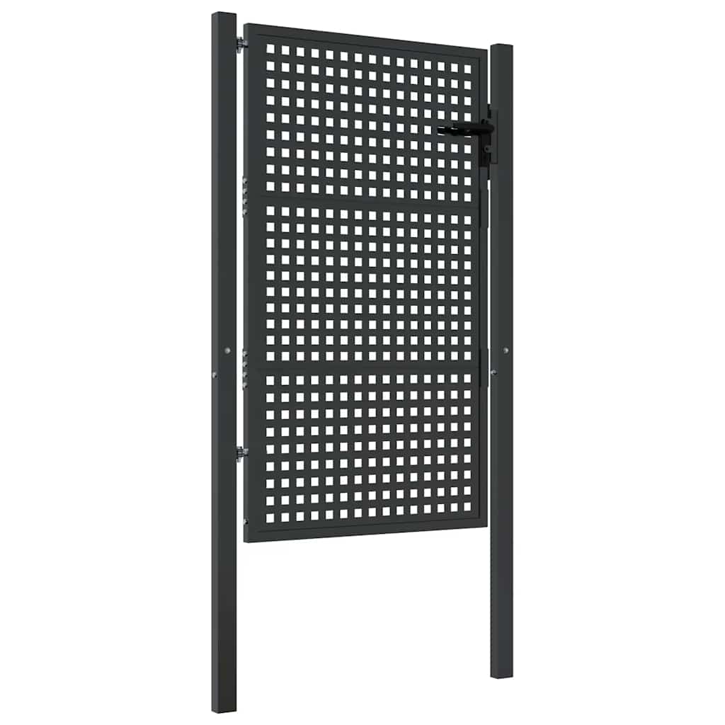 havelåge antracitgrå 100x150 cm stål