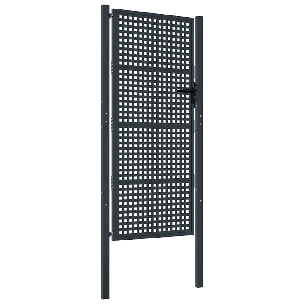 havelåge antracitgrå 100x200 cm stål