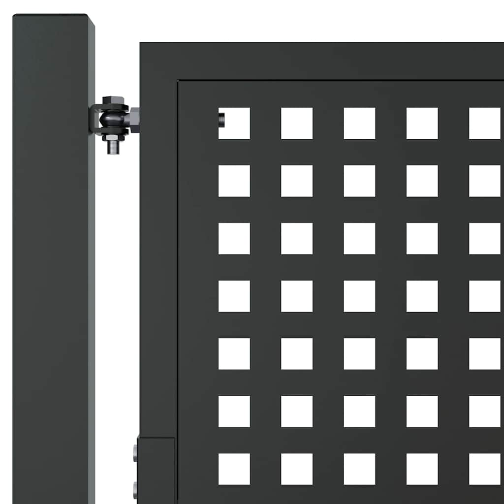 havelåge antracitgrå 100x200 cm stål