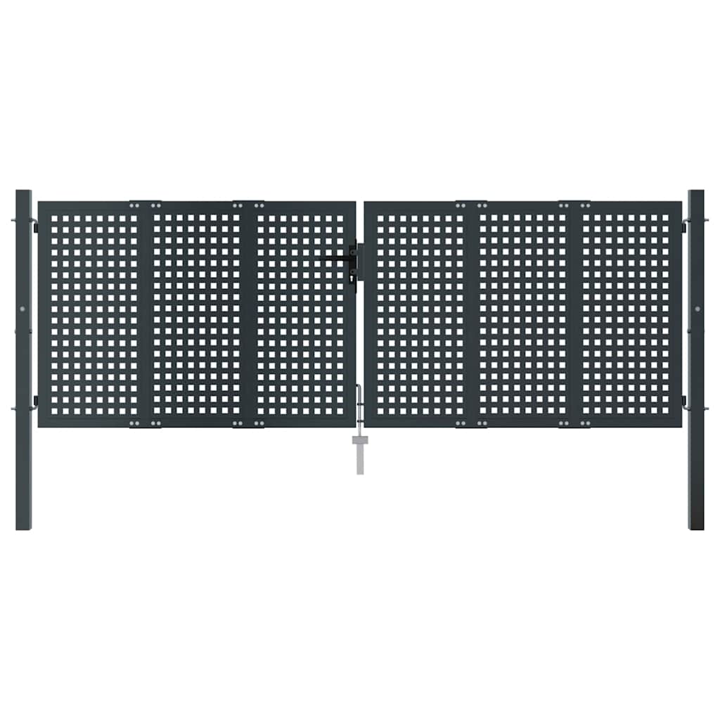 havelåge antracitgrå 300x100 cm stål