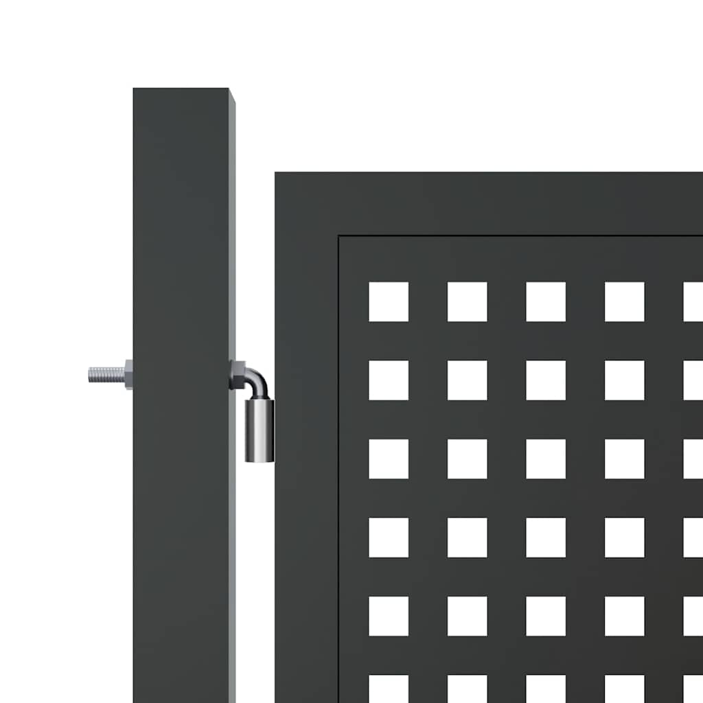 havelåge antracitgrå 400x150 cm stål
