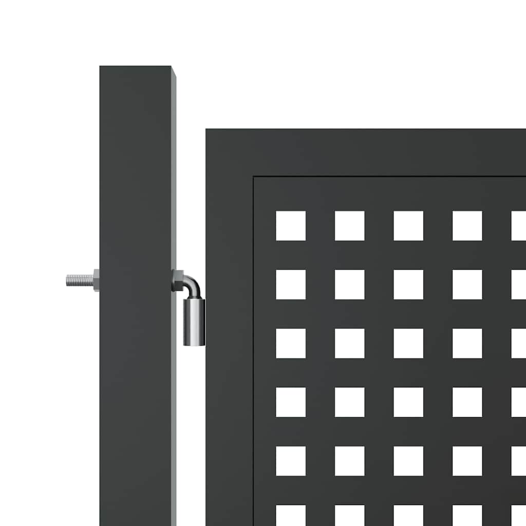 havelåge antracitgrå 400x175 cm stål
