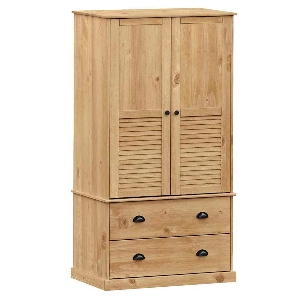 klædeskab VIGO 90x55x170 cm massivt fyrretræ