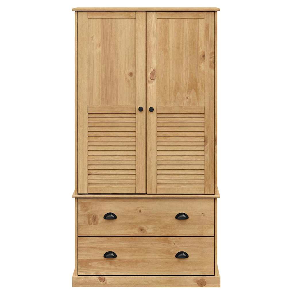klædeskab VIGO 90x55x170 cm massivt fyrretræ