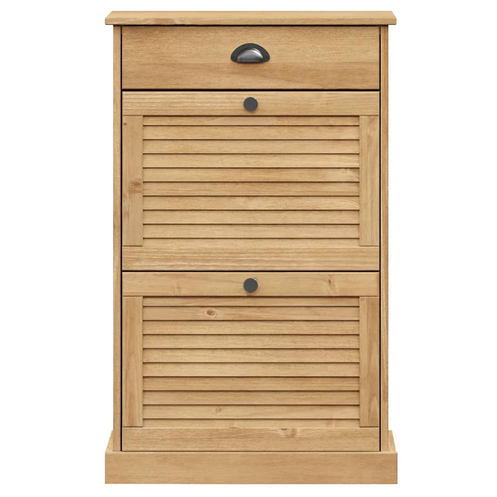 skoskab VIGO 60x35x96 cm massivt fyrretræ