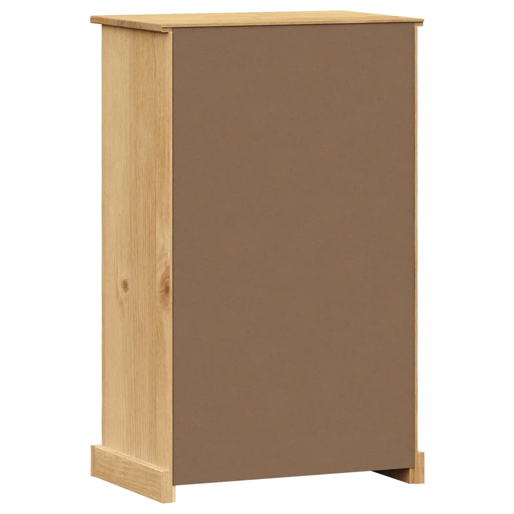 skoskab VIGO 60x35x96 cm massivt fyrretræ