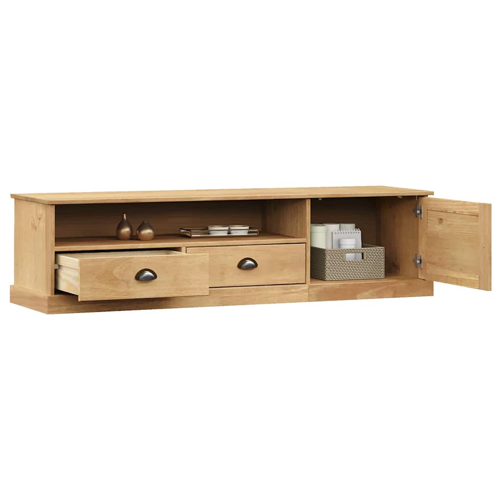 tv-bord VIGO 156x40x40 cm massivt fyrretræ