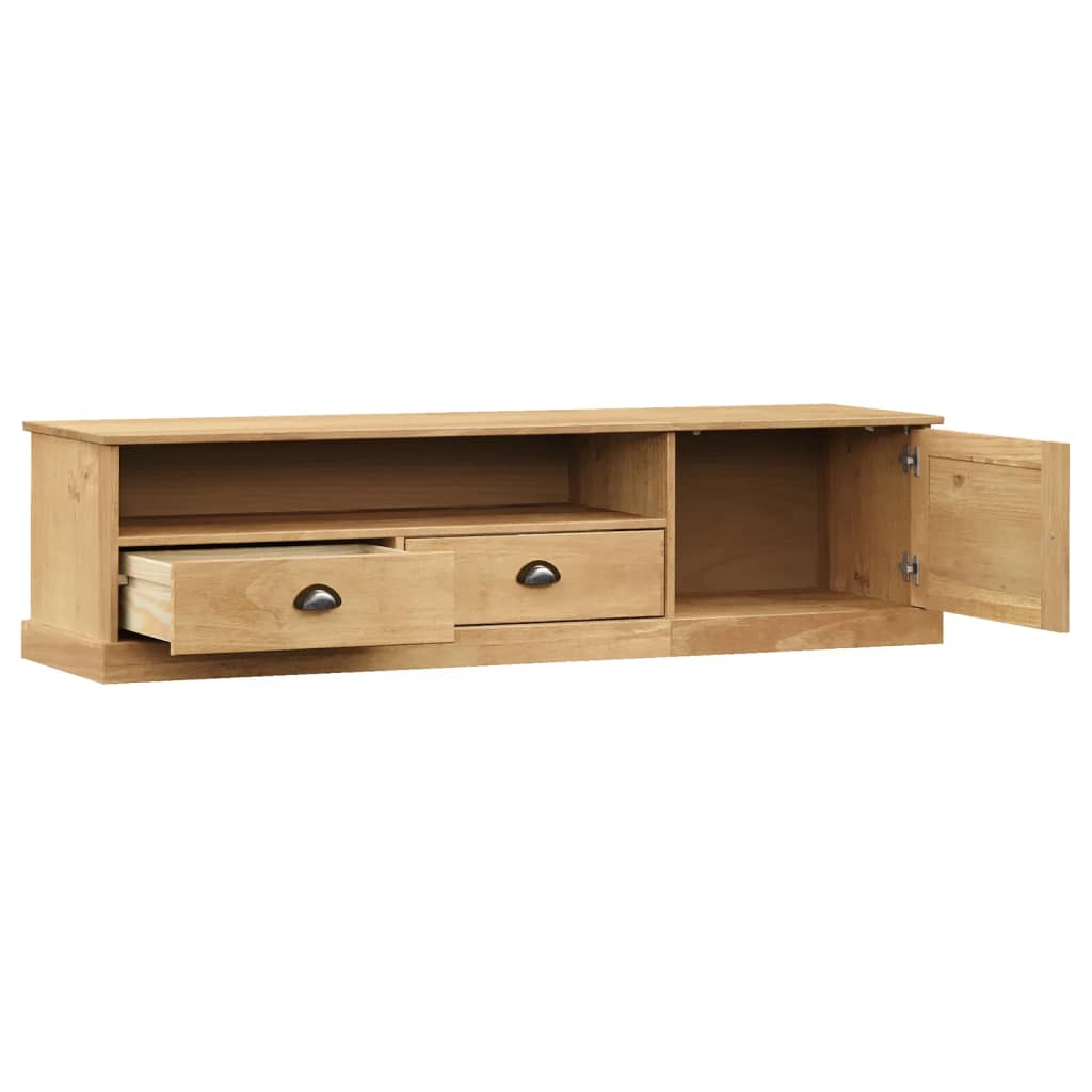 tv-bord VIGO 156x40x40 cm massivt fyrretræ