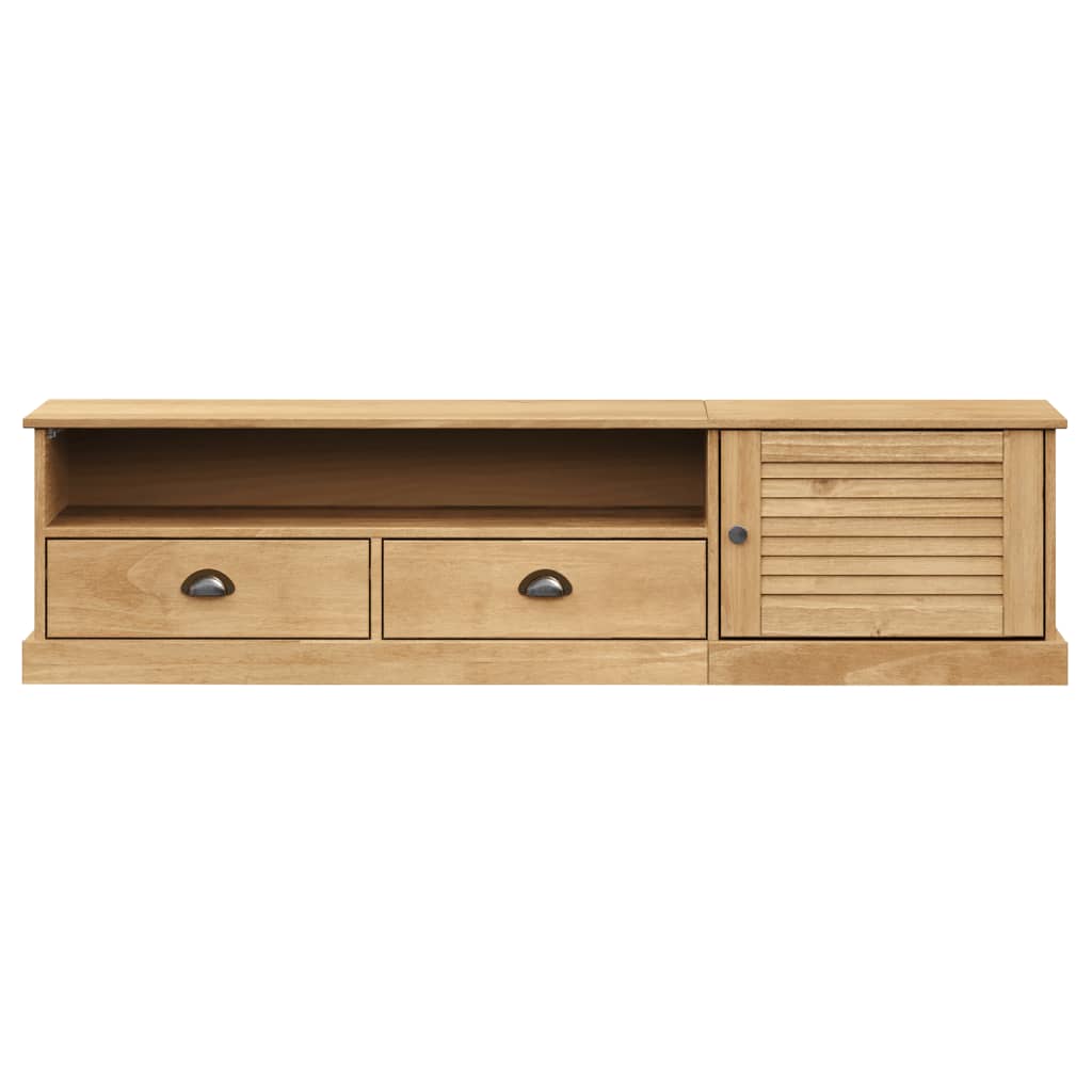 tv-bord VIGO 156x40x40 cm massivt fyrretræ
