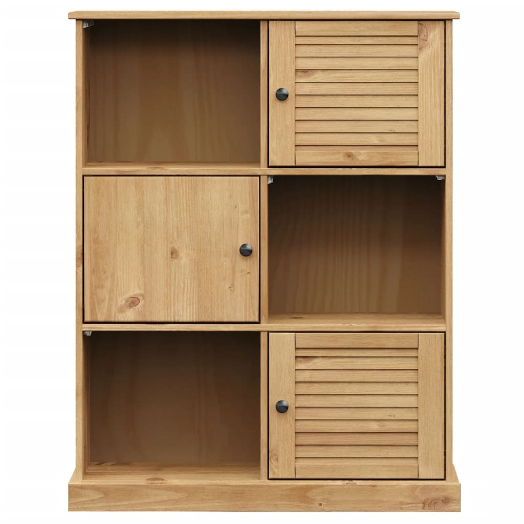 bogreol VIGO 90x35x114,5 cm massivt fyrretræ