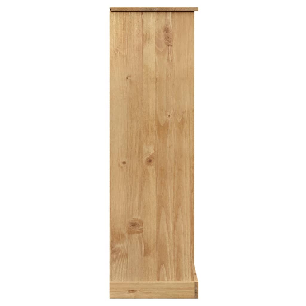 bogreol VIGO 90x35x114,5 cm massivt fyrretræ