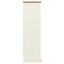 bogreol VIGO 90x35x114,5 cm massivt fyrretræ hvid