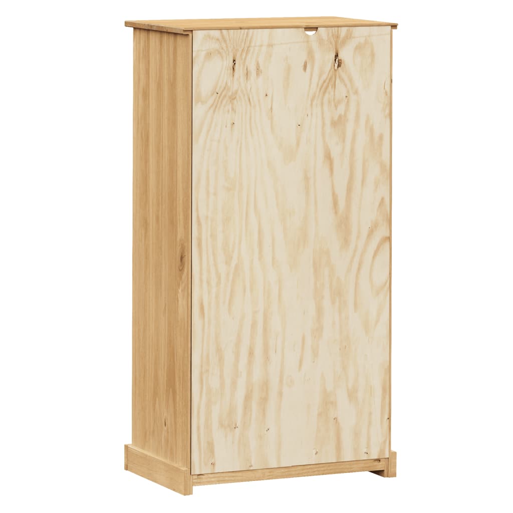 bogreol VIGO 60x35x114,5 cm massivt fyrretræ