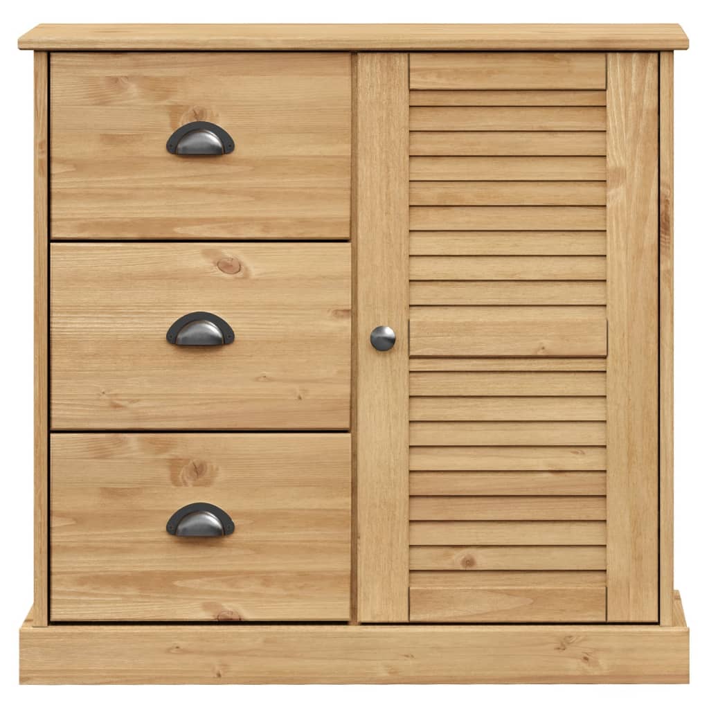 skænk med skuffer VIGO 78x40x75 cm massivt fyrretræ