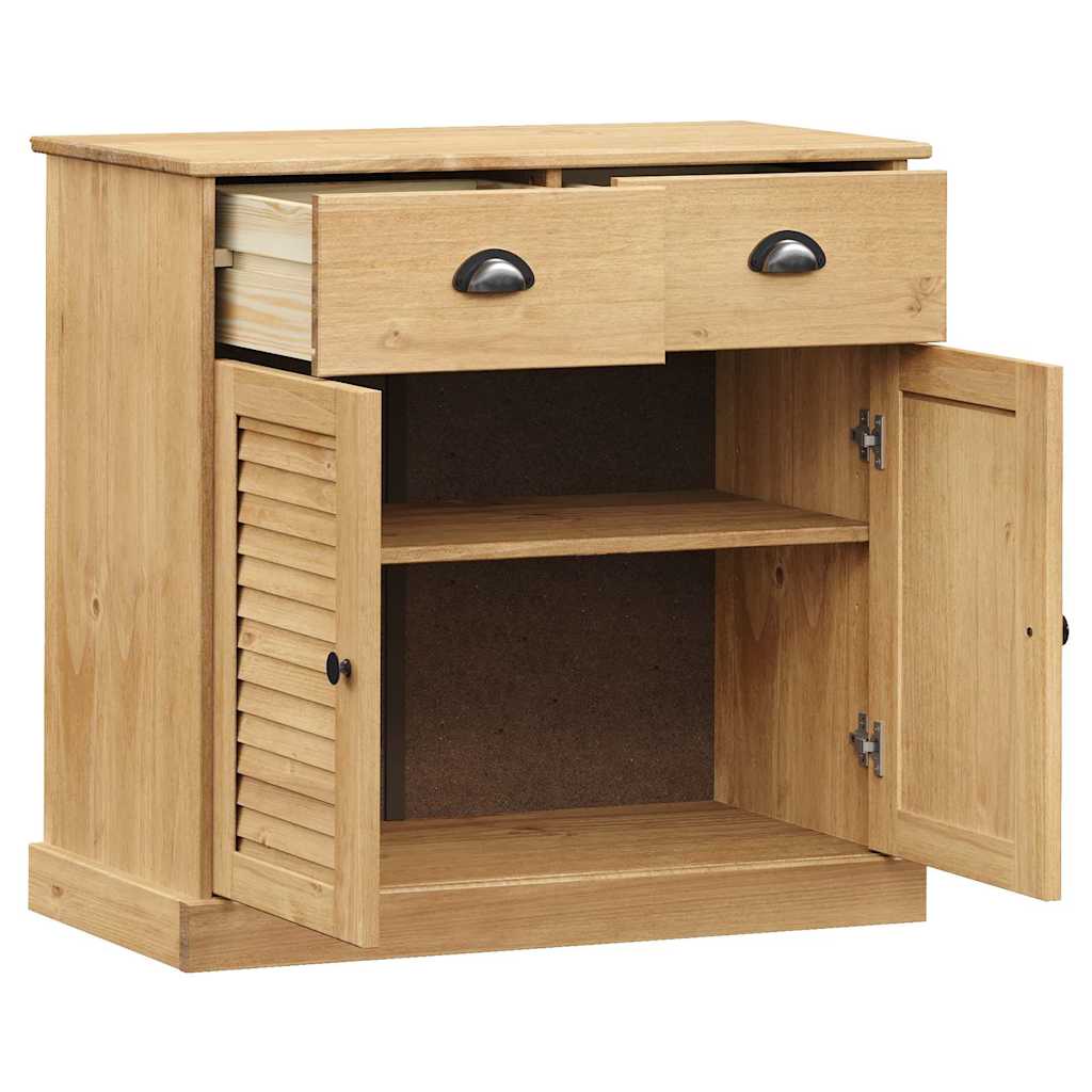 skænk med skuffer VIGO 78x40x75 cm massivt fyrretræ