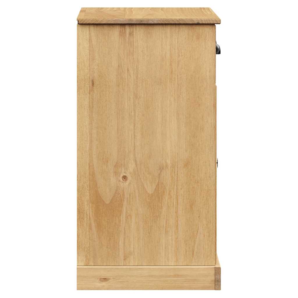 skænk med skuffer VIGO 78x40x75 cm massivt fyrretræ