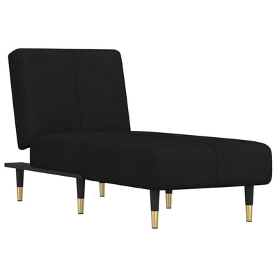chaiselong velour sort