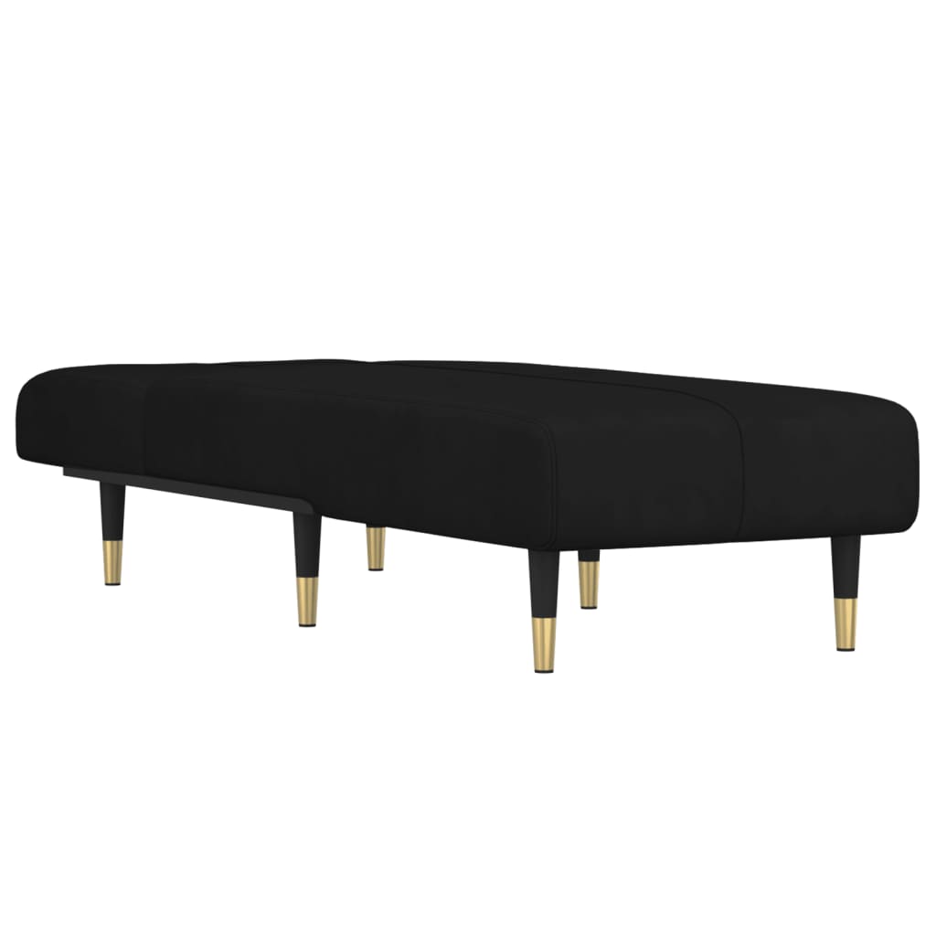 chaiselong velour sort