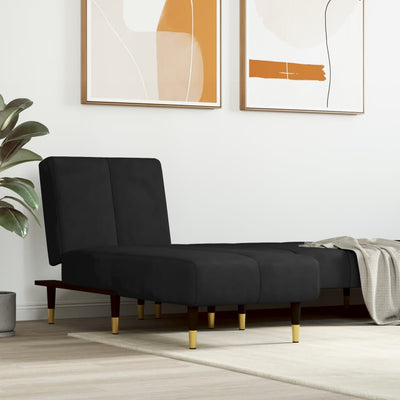 chaiselong velour sort