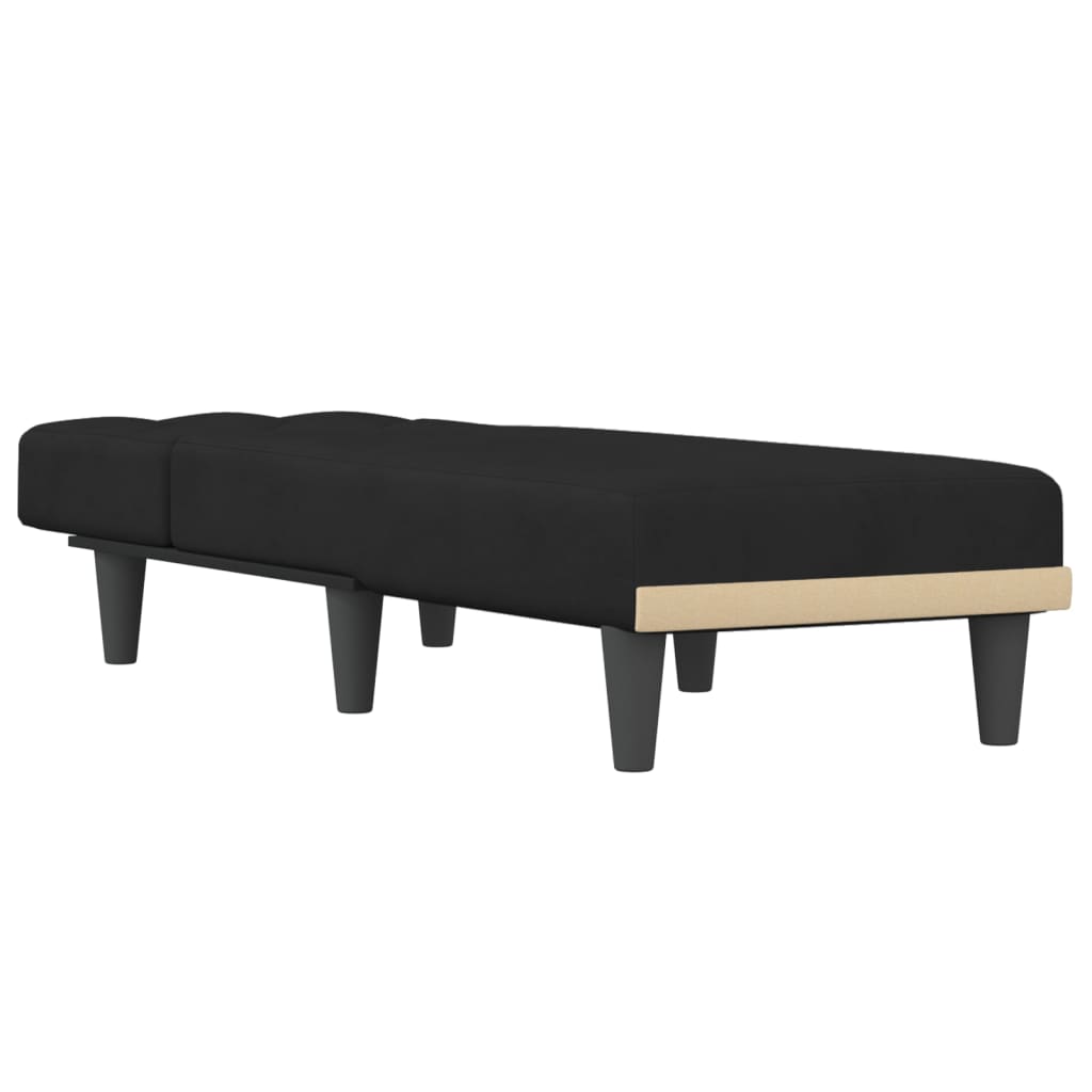 chaiselong velour sort