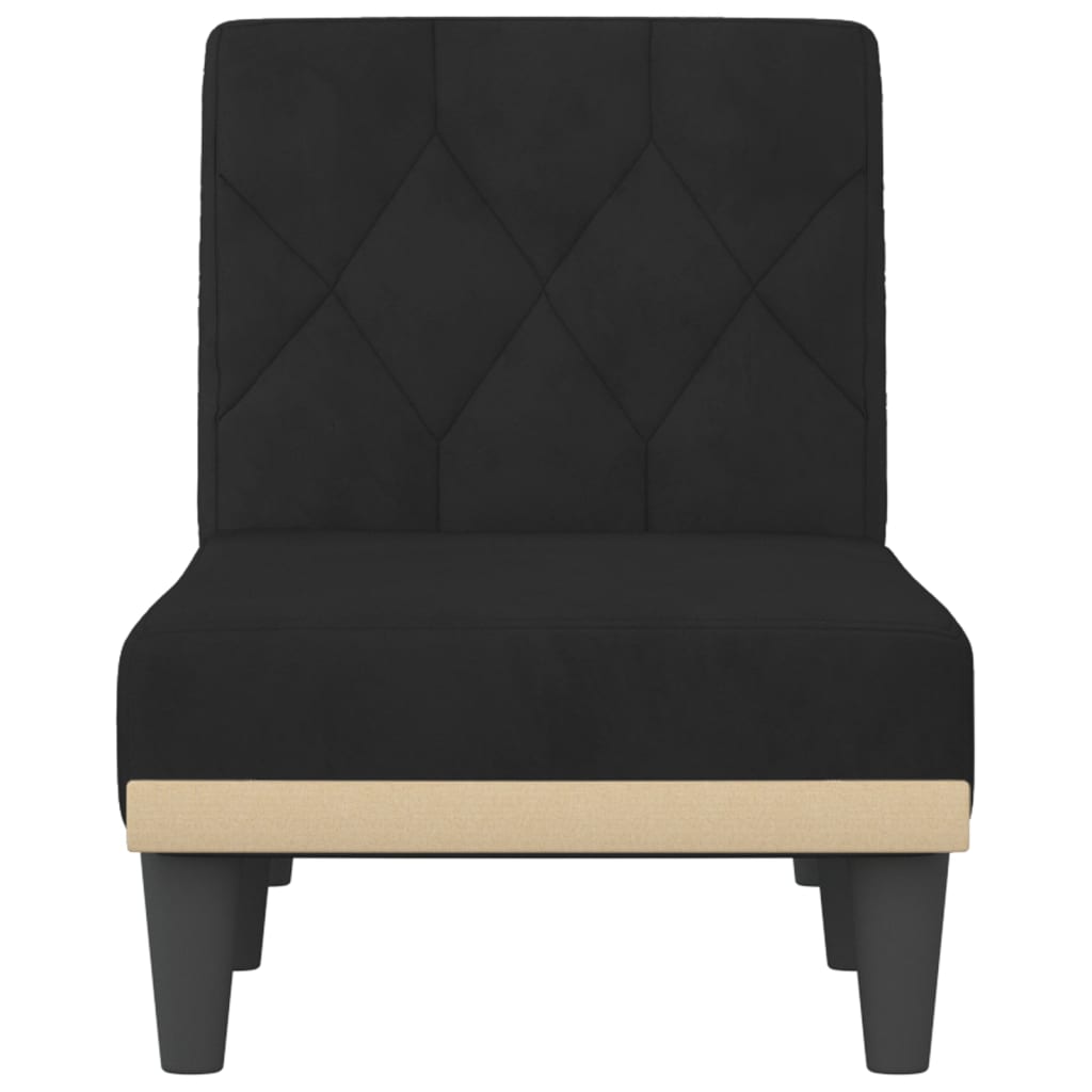 chaiselong velour sort