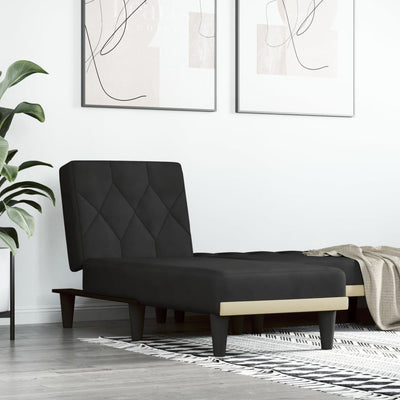 chaiselong velour sort