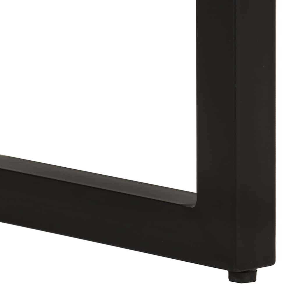 konsolbord 110x35x76 cm massivt ru mangotræ