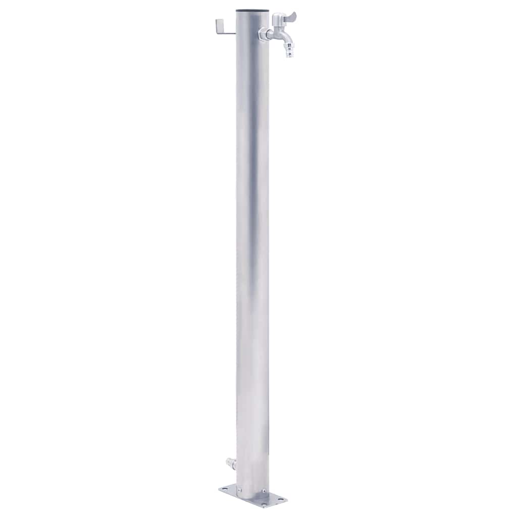 vandsøjle 40 cm rund rustfrit stål