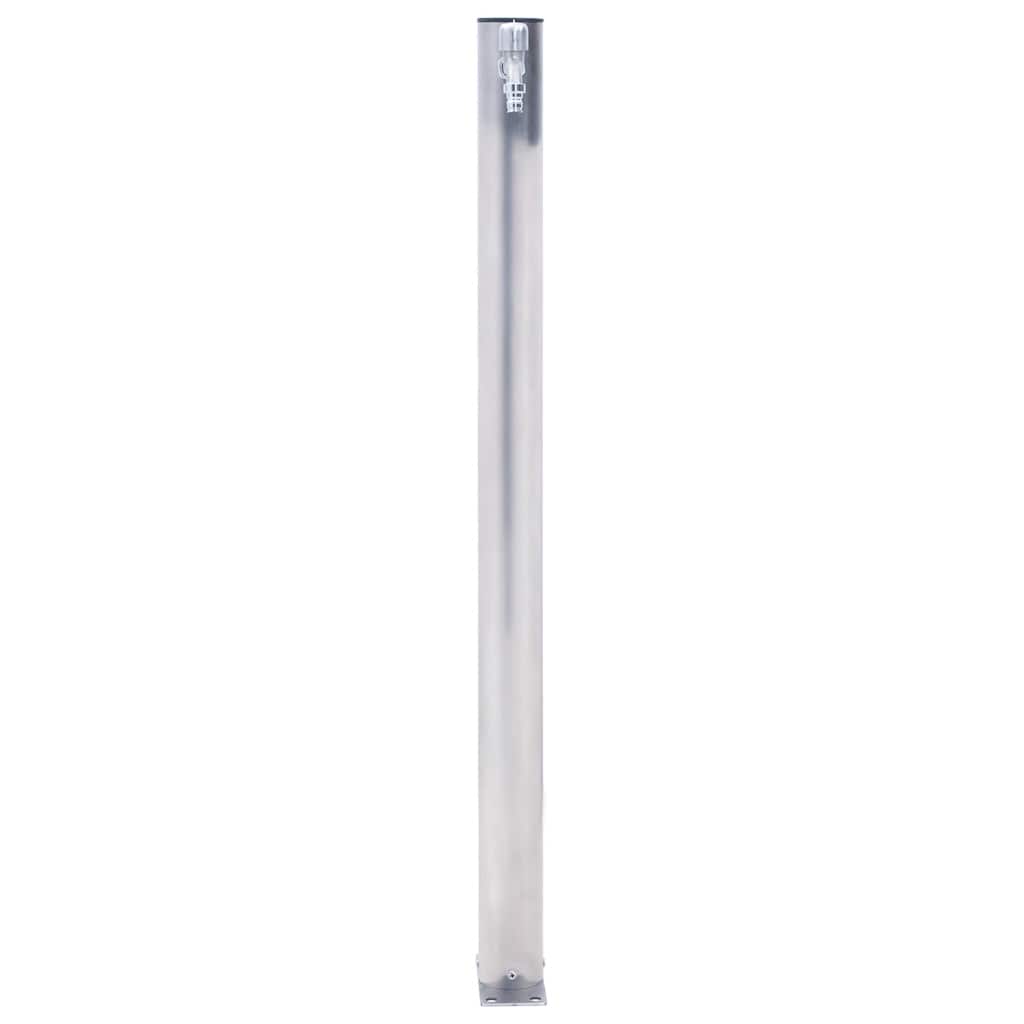 vandsøjle 40 cm rund rustfrit stål