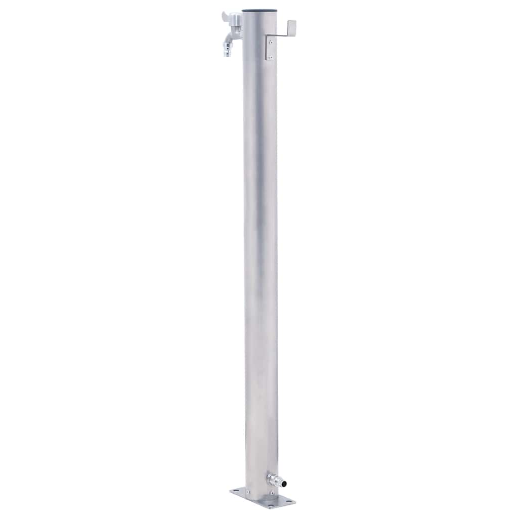 vandsøjle 60 cm rund rustfrit stål