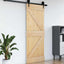 Dør NARVIK 95 x 210 cm Massivt Fyrretræ (Ubehandlet)