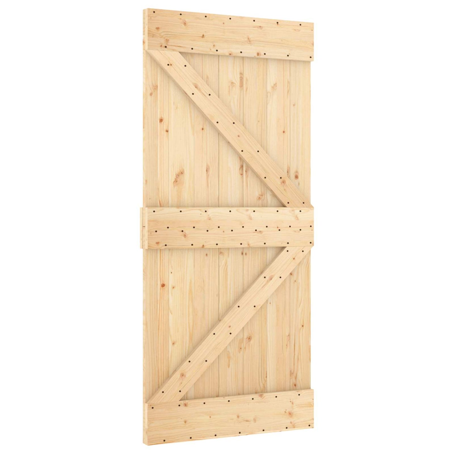 Dør NARVIK 95 x 210 cm Massivt Fyrretræ (Ubehandlet)