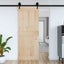 Glat dør NARVIK 90x210cm Massivt Fyrretræ (Ubehandlet)
