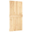 Dør NARVIK 100 x 210 cm Massivt Fyrretræ (Ubehandlet)