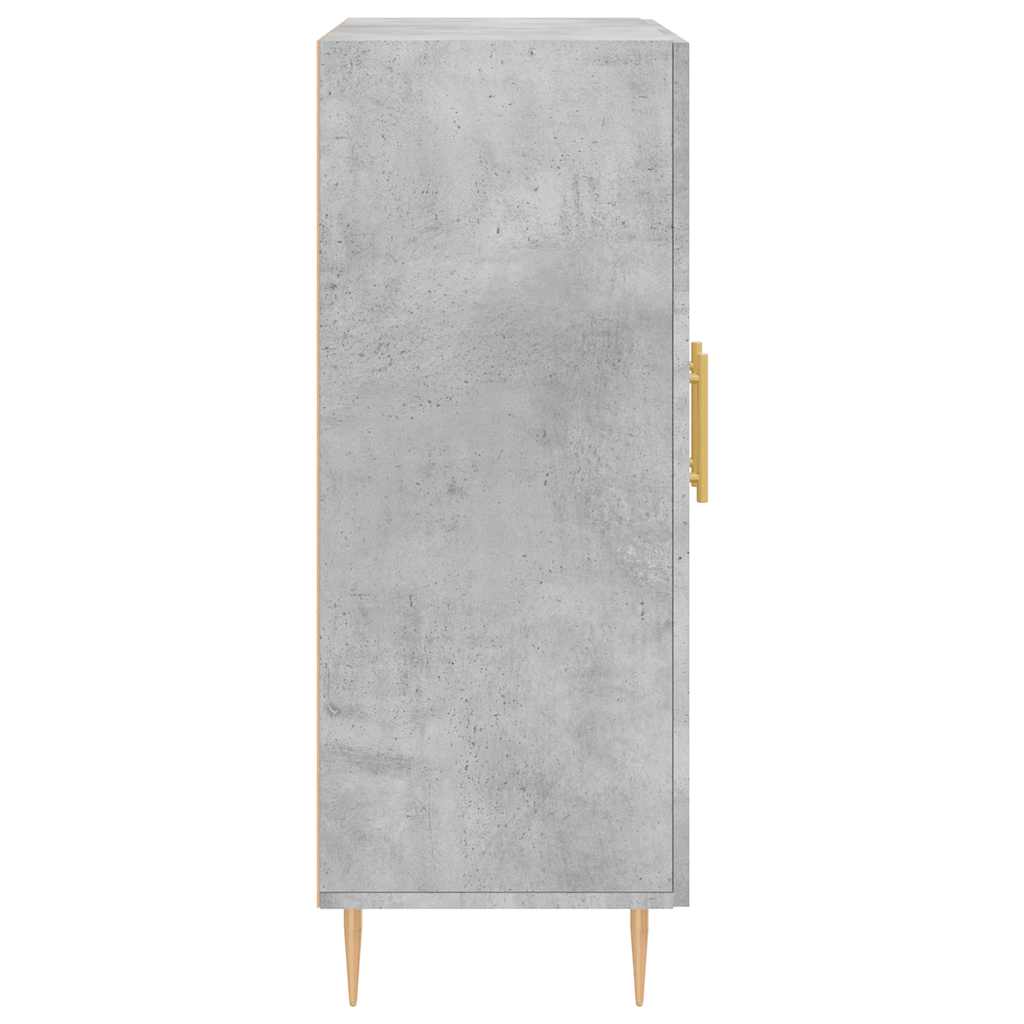 skænk 69,5x34x90 cm konstrueret træ betongrå