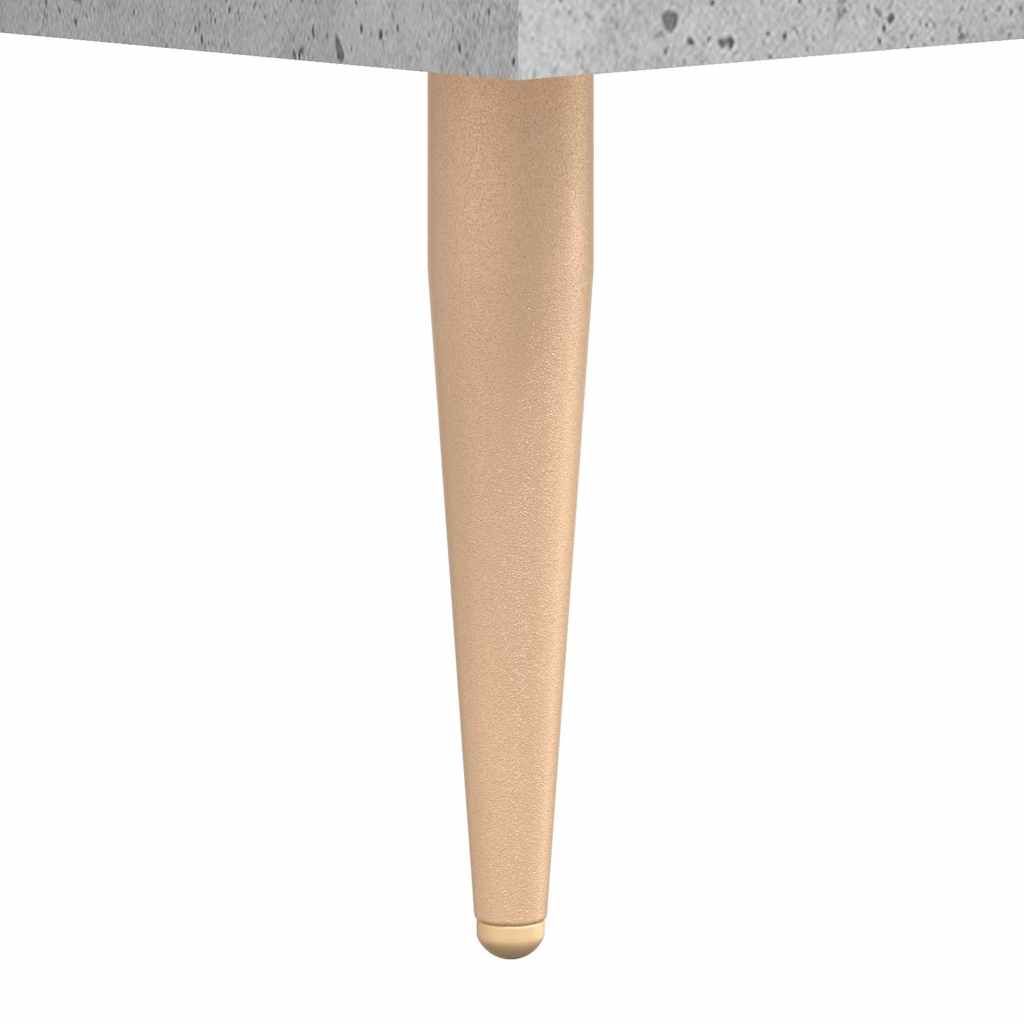 skænk 69,5x34x90 cm konstrueret træ betongrå