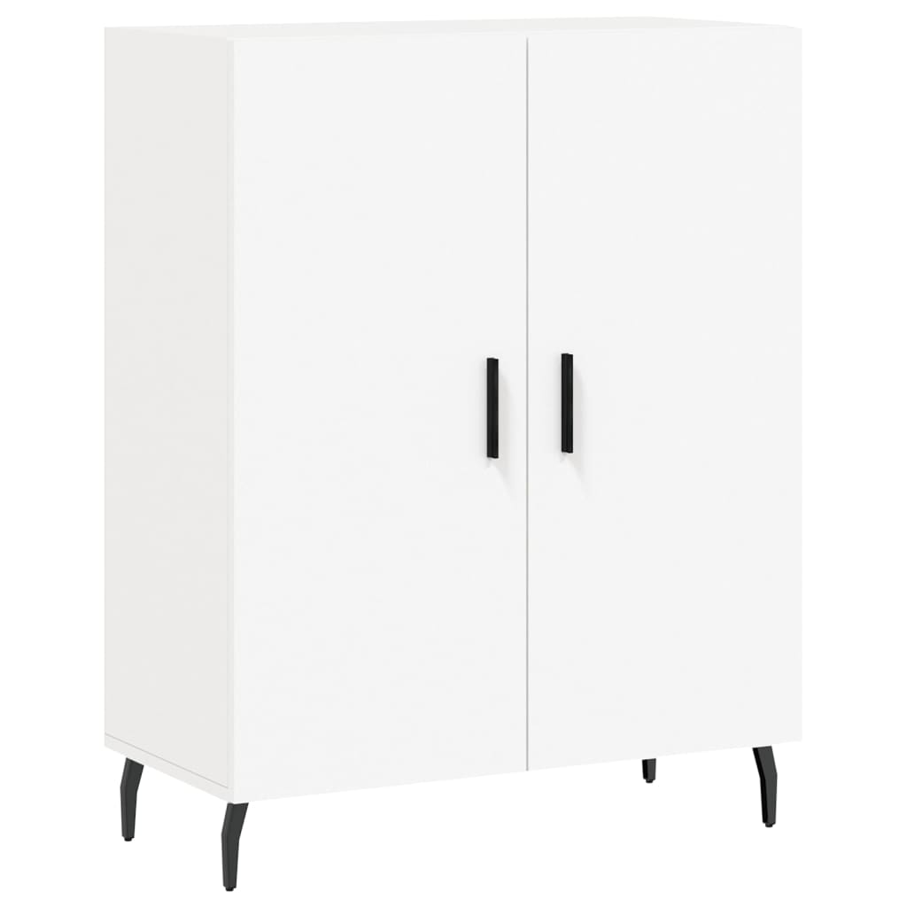 skænk 69,5x34x90 cm konstrueret træ hvid