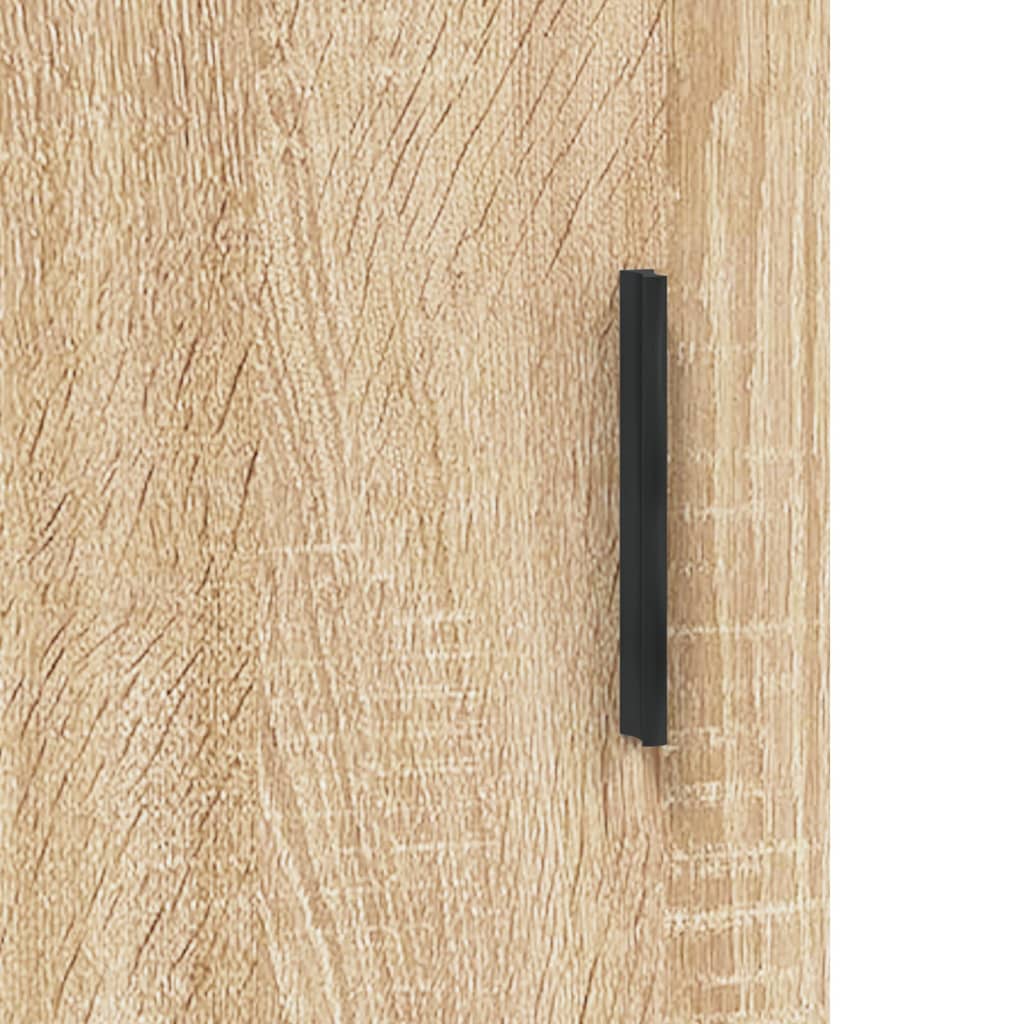 skænk 69,5x34x90 cm konstrueret træ sonoma-eg
