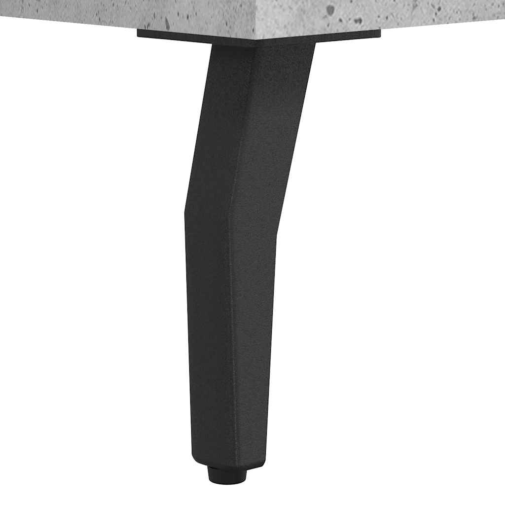 skænk 69,5x34x90 cm konstrueret træ betongrå