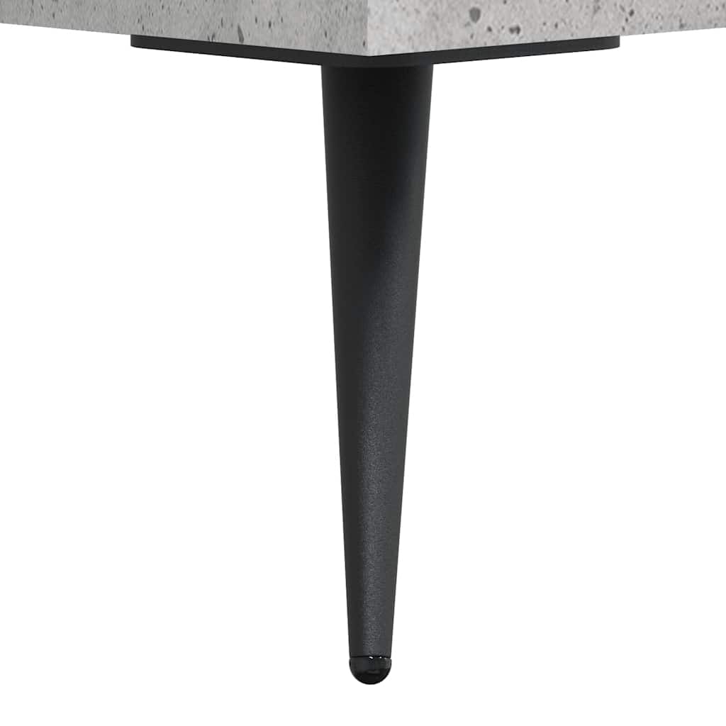 skænk 69,5x34x90 cm konstrueret træ betongrå