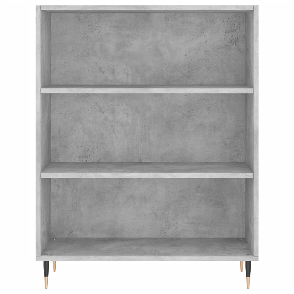 skab 69,5x32,5x90 cm konstrueret træ betongrå