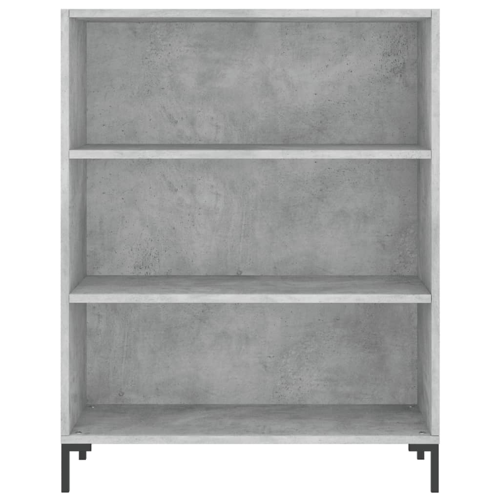 skab 69,5x32,5x90 cm konstrueret træ betongrå