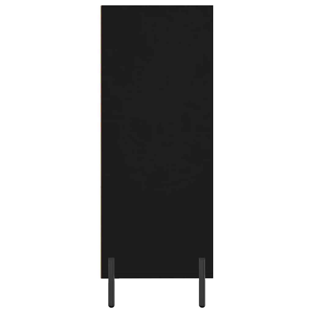 skab 69,5x32,5x90 cm konstrueret træ sort