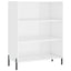 skab 69,5x32,5x90 cm konstrueret træ hvid højglans