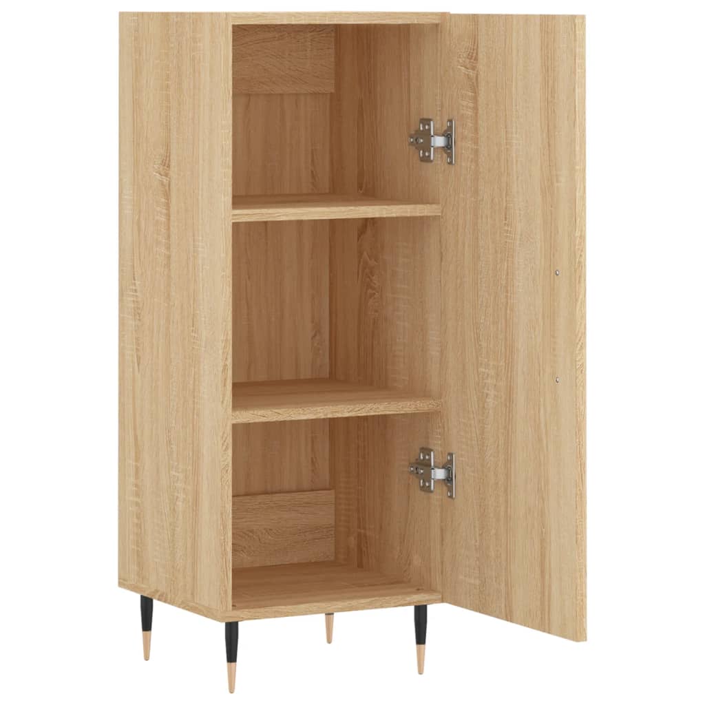 skænk 34,5x34x90 cm konstrueret træ sonoma-eg