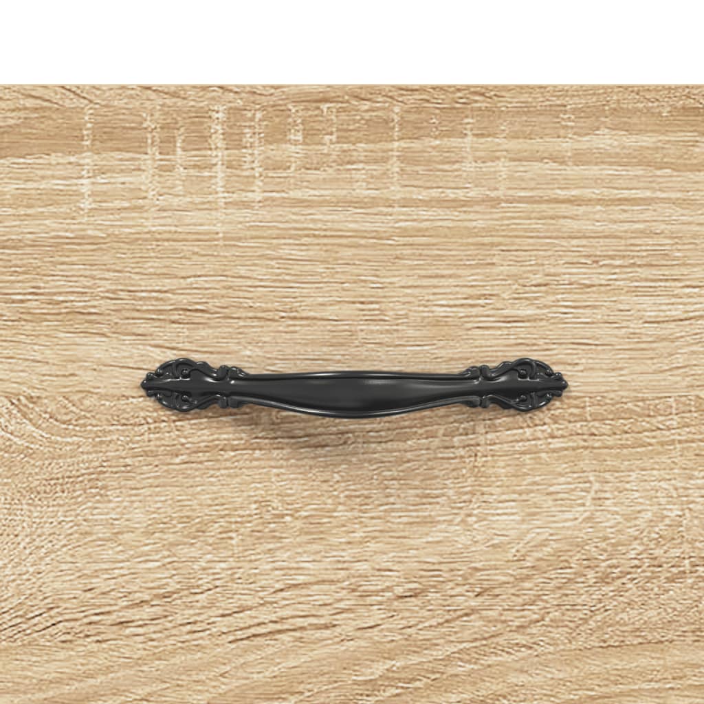 skænk 34,5x34x90 cm konstrueret træ sonoma-eg