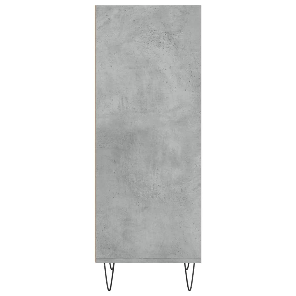 skænk 34,5x32,5x90 cm konstrueret træ betongrå