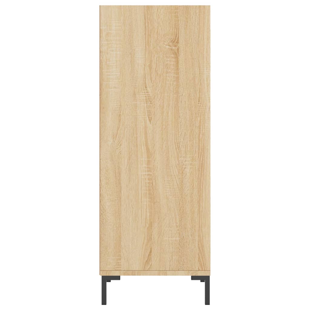skænk 34,5x32,5x90 cm konstrueret træ sonoma-eg