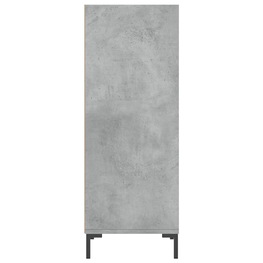 skænk 34,5x32,5x90 cm konstrueret træ betongrå