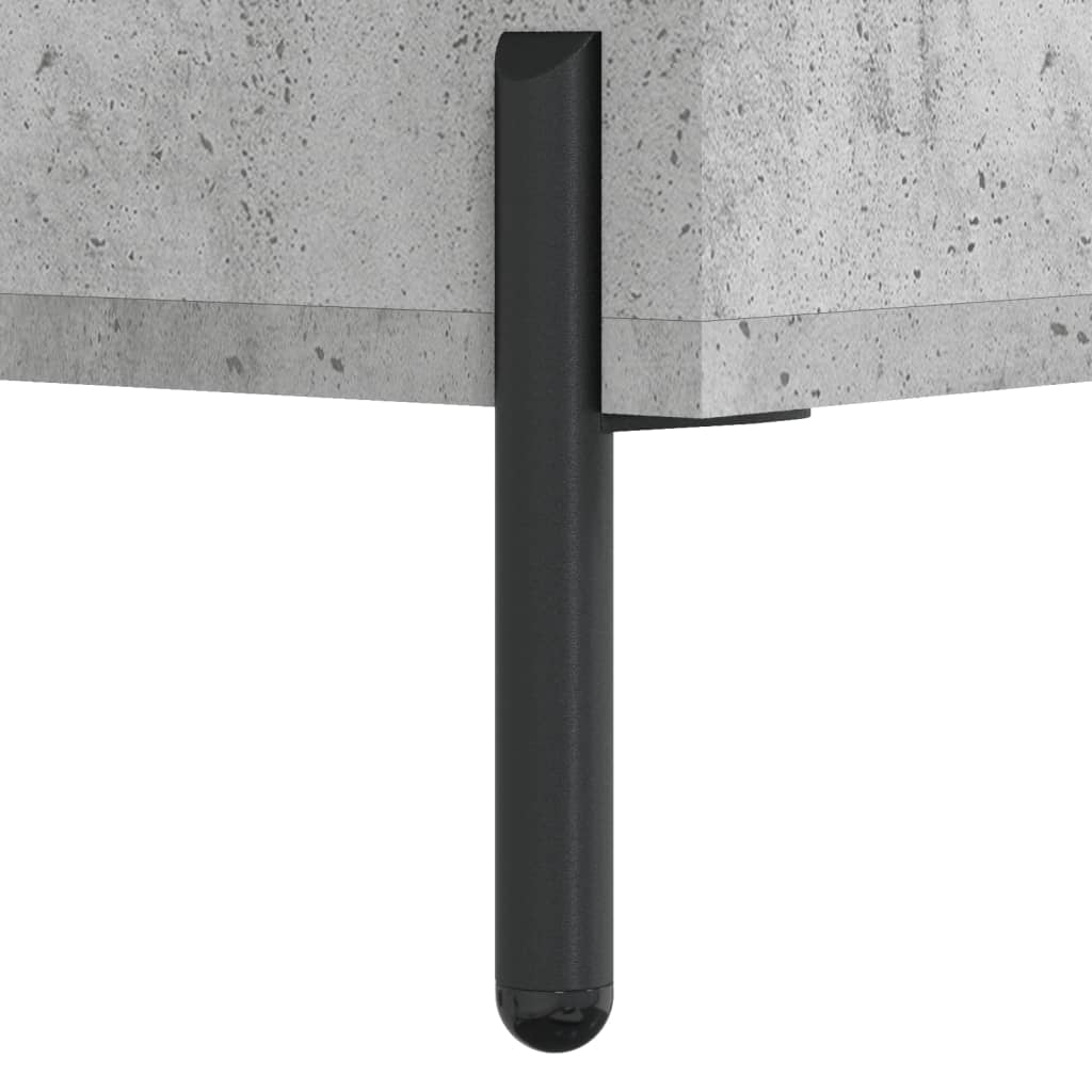 skænk 34,5x32,5x90 cm konstrueret træ betongrå